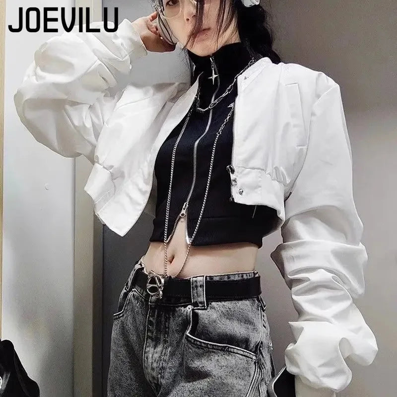 Punk Gothic Jacket Women Harajuku Retro Rock Vest Suit Coat Sexy Halloween Costume Party Clothes Outfit Black Gothic Clothing